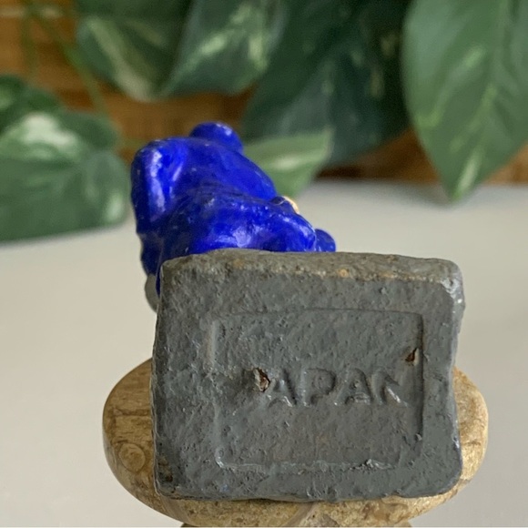 Antique Composition Figure Railroad Engineer W Oil Can Toy Trico Figurine Japan - Picture 13 of 14